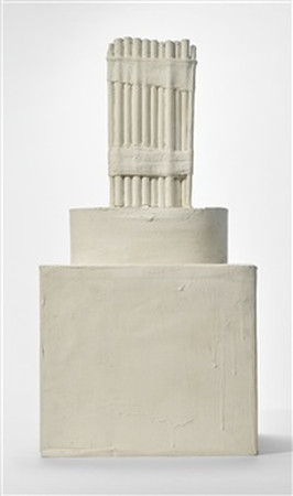 monochrom weiße Skulptur von Cy Twombly: Untitled (Rome) aus dem Jahr 1959